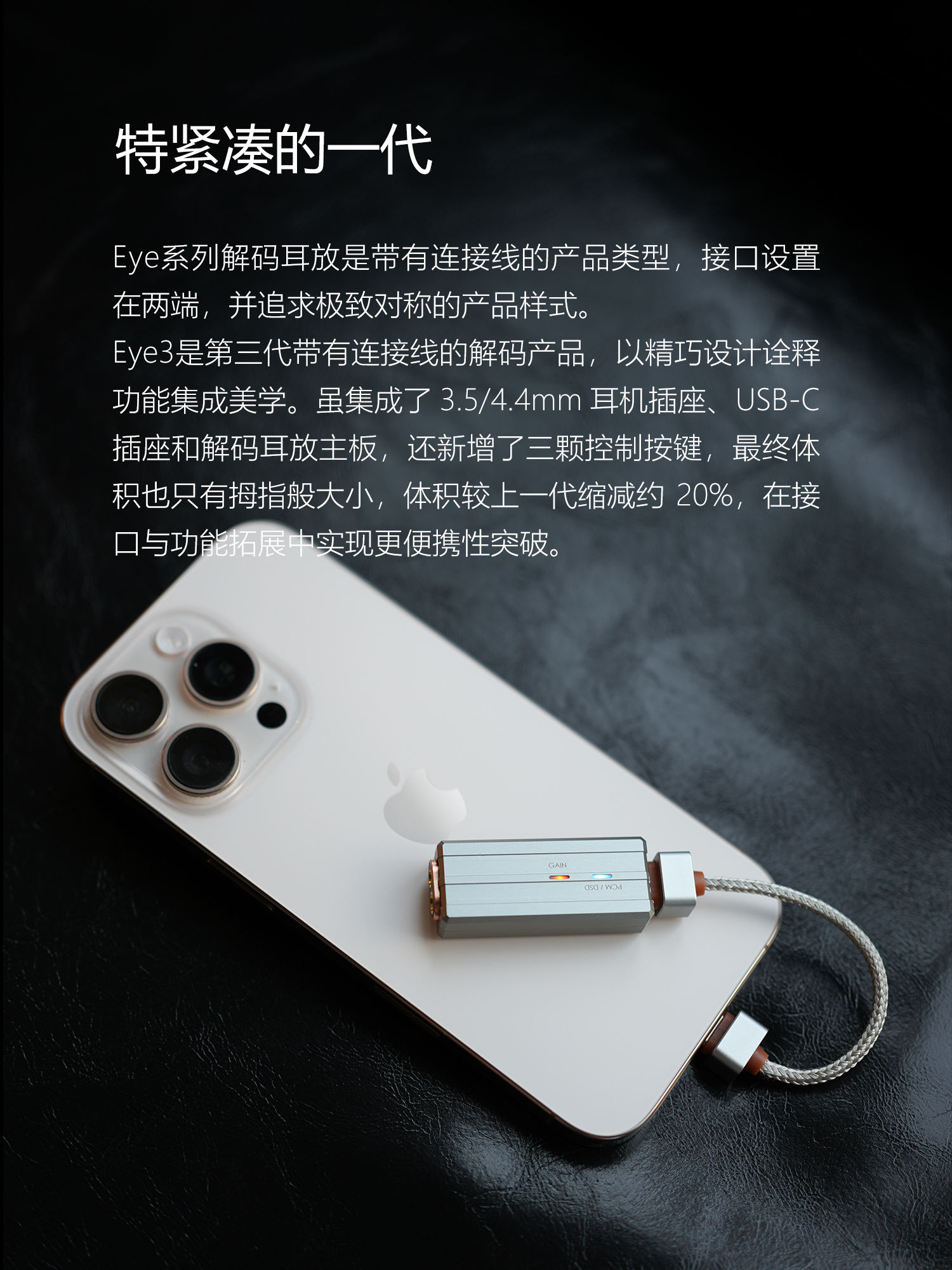 Eye3 第三代可换线无损解码耳放